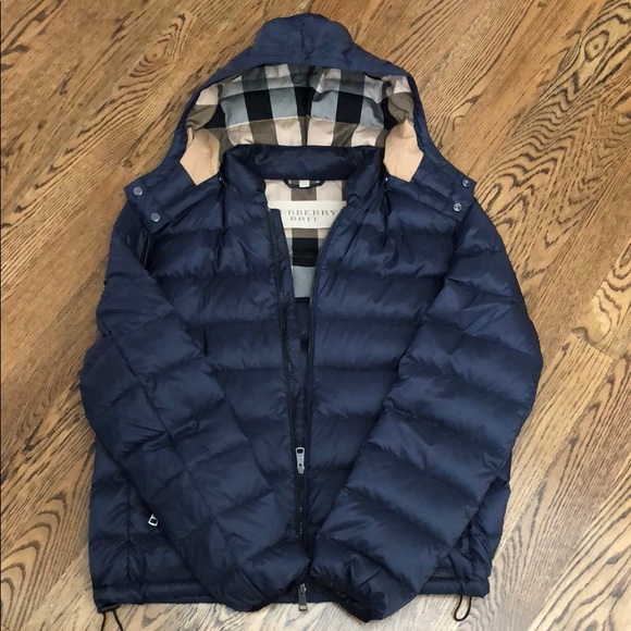 Brit Mitchson Lightweight Puffer Burberry Brit puffer jacket sz. Xl | Etsy